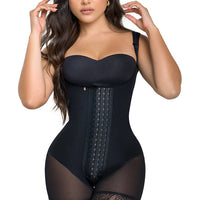 FS3203 LABELLA FAJA CORTA TIRANTE ACOLCHADO POWER UP SHEER 4 BROCHES