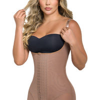 FE3102 LABELLA FAJA EXTRA CORTA ESPALDA ALTA POWER UP MAXI 4 BROCHES