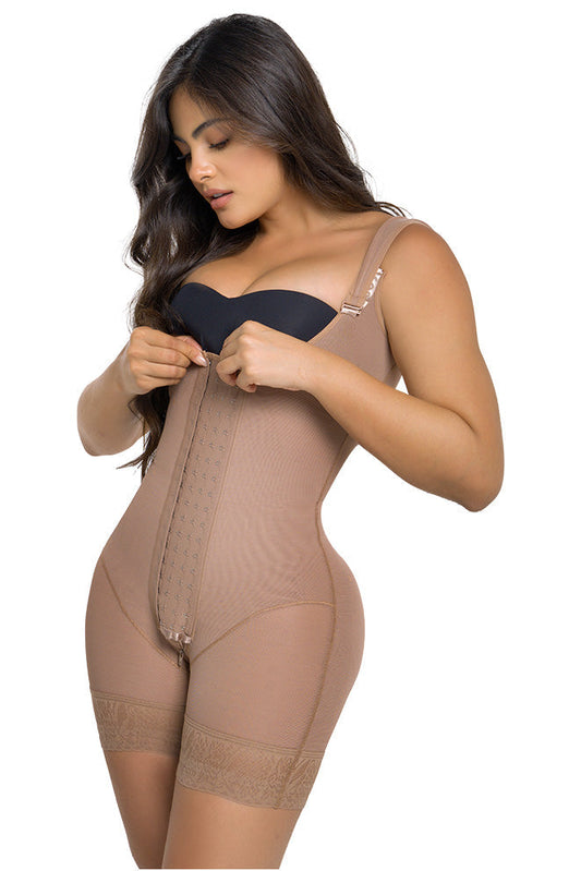 Faja Power Up Maxi Corta con Tirantes Acolchados | Realce Prehormado Ultrainvisible FS3106