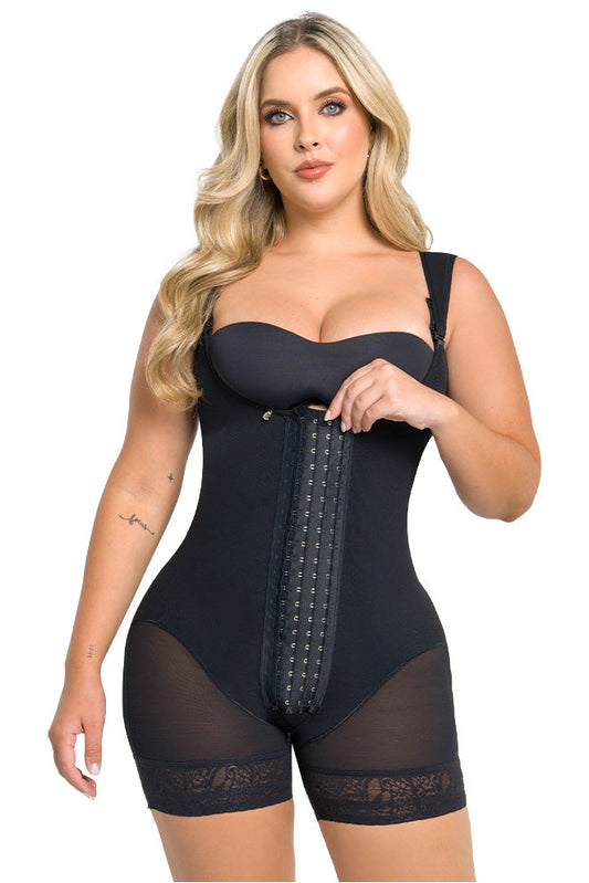 Faja Tirante Confort Short Corto con 4 Niveles de Ajuste SheerMaxi Ultrainvisible FS3204|Soy Suficiente - Labella Power Up