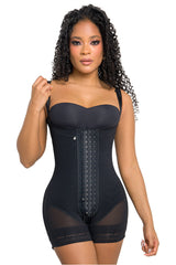 Faja Power Up Maxi Strapless Short Extra Corto FE3101 | Realce Prehormado Ultrainvisible