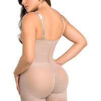 FS3201 LABELLA FAJA CORTA STRAPLE 4 BROCHES POWER UP SHEER MAXI