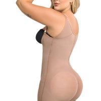 FS3202 LABELLA FAJA CORTA ESPALDA ALTA POWER UP SHEER MAXI 4 BROCHES