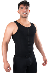 Chaleco Moldeador Masculino con Cierre CH3031 | Control Abdominal y Soporte de Espalda