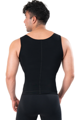 Chaleco Moldeador Masculino con Cierre CH3031 | Control Abdominal y Soporte de Espalda