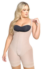 Faja Media Pierna Etapa 3 Power Up Maxi con Tirantes Acolchados FM3107 | Realce Prehormado Ultrainvisible
