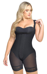Faja Media Pierna Etapa 3 Power Up Maxi con Tirantes Acolchados FM3107 | Realce Prehormado Ultrainvisible