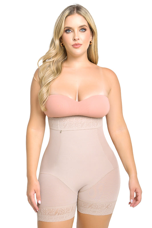 Panty Short Moldeador Corto Cintura Alta SheerMaxi Ultrainvisible |Soy merecedora -Labella Power Up