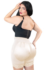 Short Corto Booty Love SS9175 | Doble Talla, Control de Abdomen Bajo