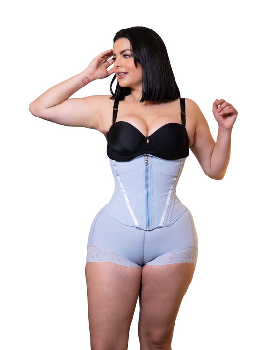 Ultracintura Extrema corta con 15 Varillas | Ideal para Mujeres Petite