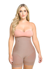 Panty Short Moldeador Corto Cintura Alta SheerMaxi Ultrainvisible |Soy merecedora -Labella Power Up