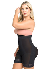 Panty Short Moldeador Corto Cintura Alta SheerMaxi Ultrainvisible |Soy merecedora -Labella Power Up
