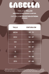 Ultracintura Extrema corta con 15 Varillas | Ideal para Mujeres Petite