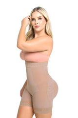 Panty Short Moldeador Corto Cintura Alta SheerMaxi Ultrainvisible |Soy merecedora -Labella Power Up