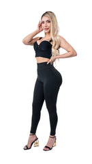 LG2715 LEGGINS BOOTYUP SKINNY FAJA INTERNA Y CIERRE