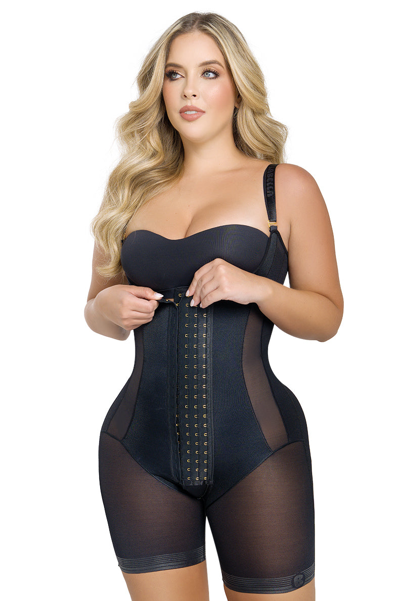 FS5203 FAJA MAJESTY CORTA TIRA BRASIER 4 BROCHES ULTRASKIN SHEER MAXI