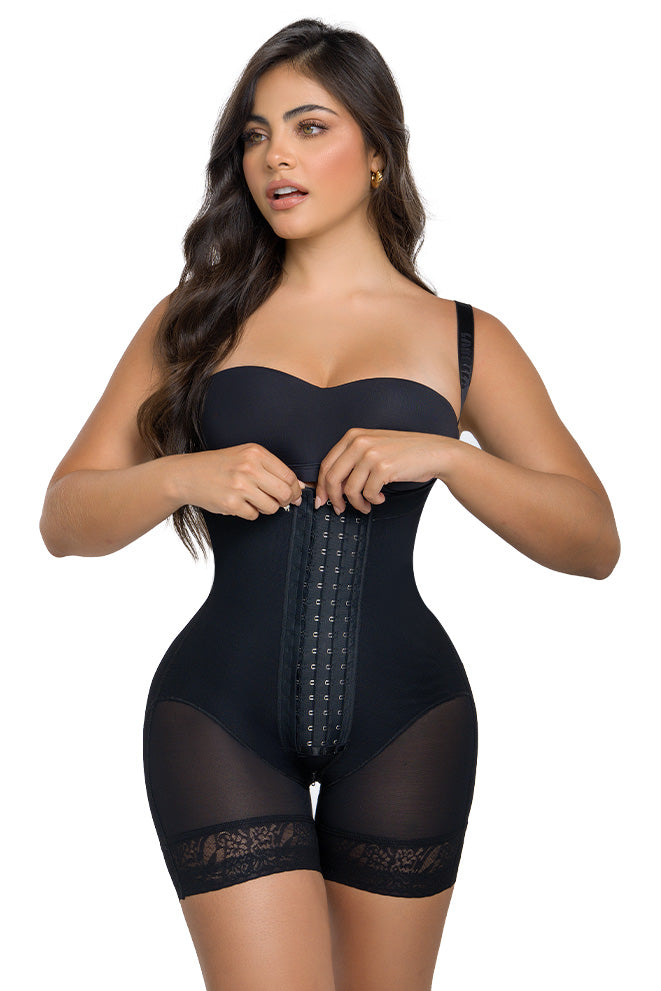 Soy capaz - Faja Strapless Short Corto con 4 niveles de ajuste SheerMaxi Ultrainvisible | Labella Power Up