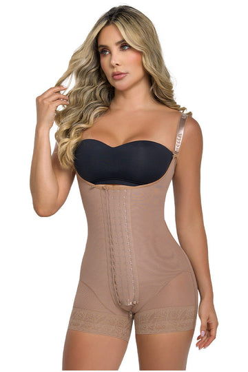 FE3102 LABELLA FAJA EXTRA CORTA ESPALDA ALTA POWER UP MAXI 4 BROCHES