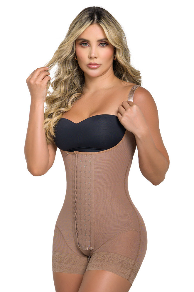 FE3102 LABELLA FAJA EXTRA CORTA ESPALDA ALTA POWER UP MAXI 4 BROCHES