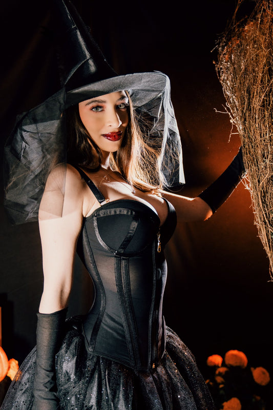 Corset Push Up Esculpe Cintura y Realza Busto CS0334 | Bella Michell
