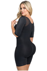 Faja Power Up Maxi Media Pierna con Mangas FM3108 | Realce Prehormado Ultrainvisible Maxi