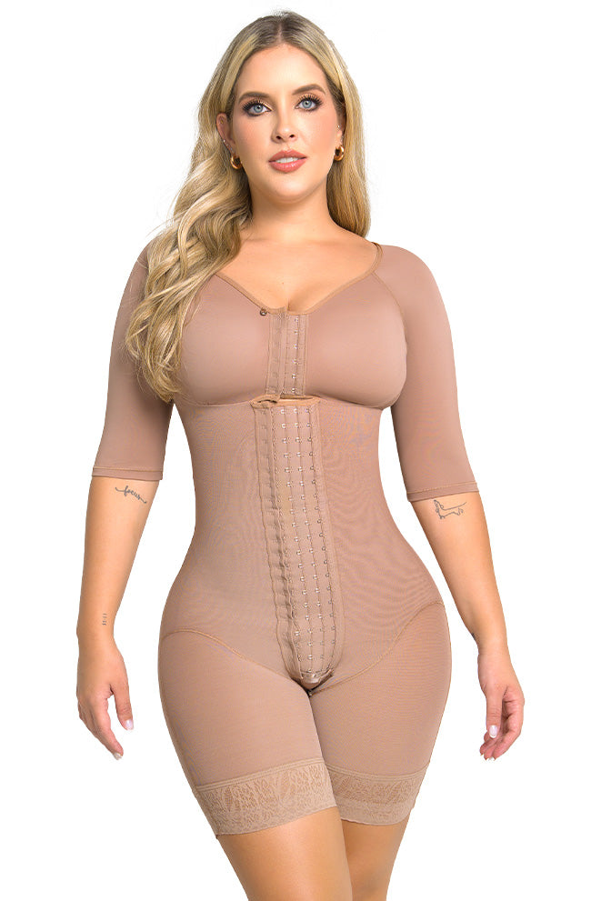 Soy Inspiración -  Faja Control Total con Brasier y Mangas Media Pierna con 4 Niveles de Ajuste Maxi Ultrainvisible| Labella Power Up