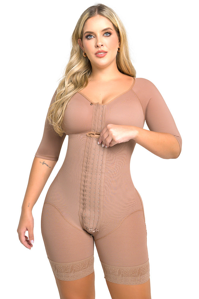 Soy Inspiración -  Faja Control Total con Brasier y Mangas Media Pierna con 4 Niveles de Ajuste Maxi Ultrainvisible| Labella Power Up