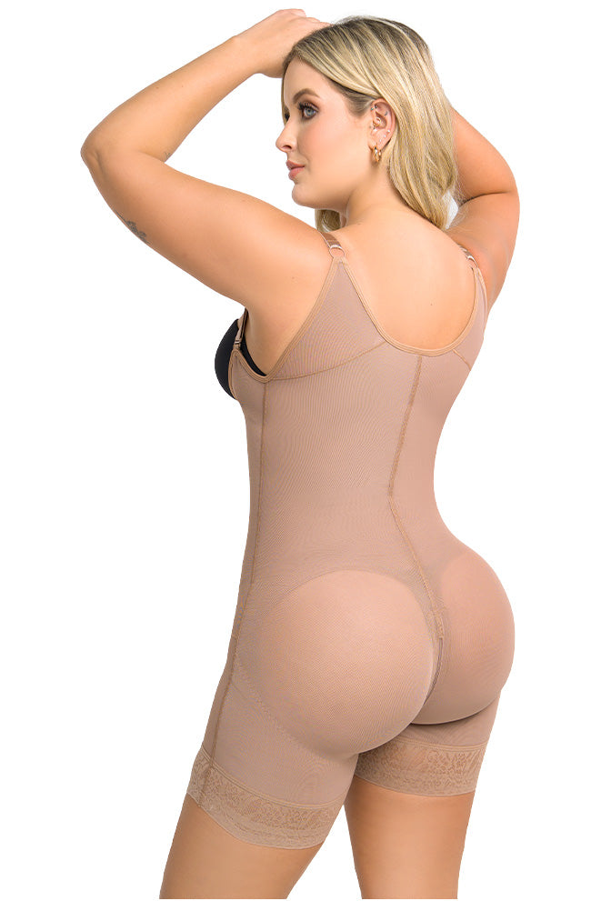 FS3105 LABELLA FAJA CORTA ESPALDA ALTA POWER UP MAXI 4 BROCHES