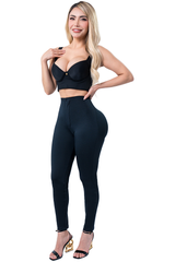 Leggings Skinny Booty Up Doble Realce y efecto inmediato | Faja Integrada Alta Compresión LG7178