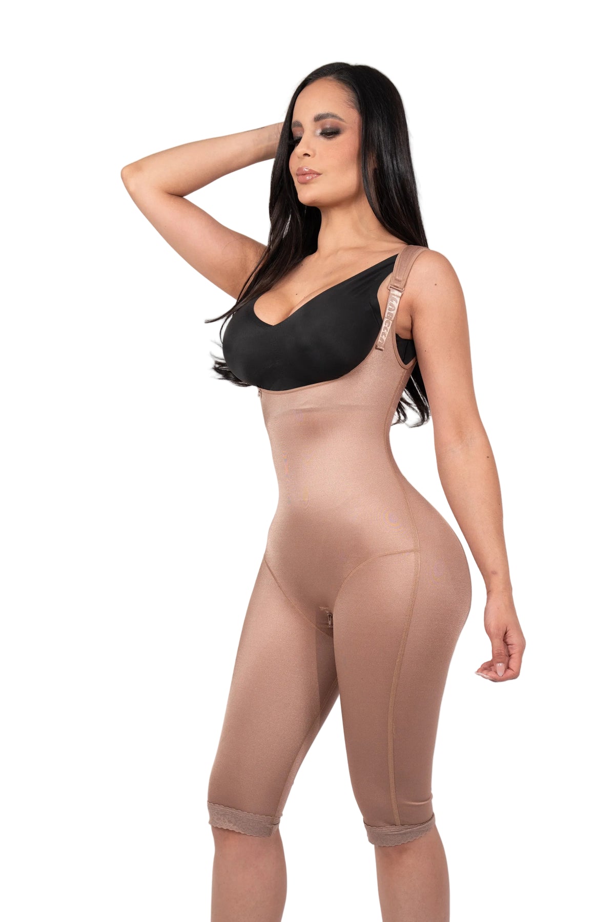 Faja a la Rodilla Etapa 1 Compresión Media | Suave, Brillante y Sin Presión en Abdomen FC6329