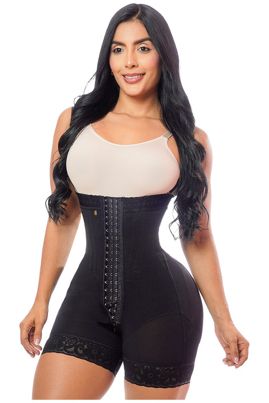 Faja Short Strapless Booty Love FS9270 | Doble Talla, 9 Varillas – Especial Cuerpo Reloj de Arena