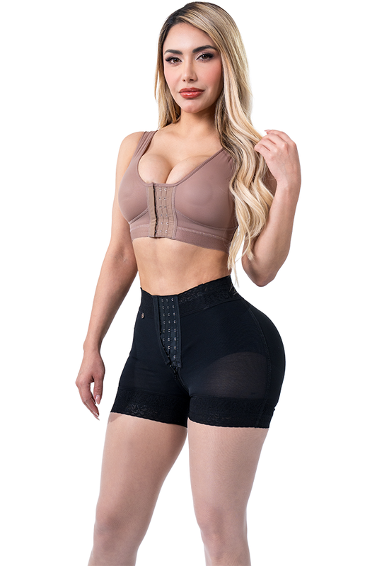Short Extracorto con broches Descaderado Ultra Secret SE3475 | Control Abdomen Bajo