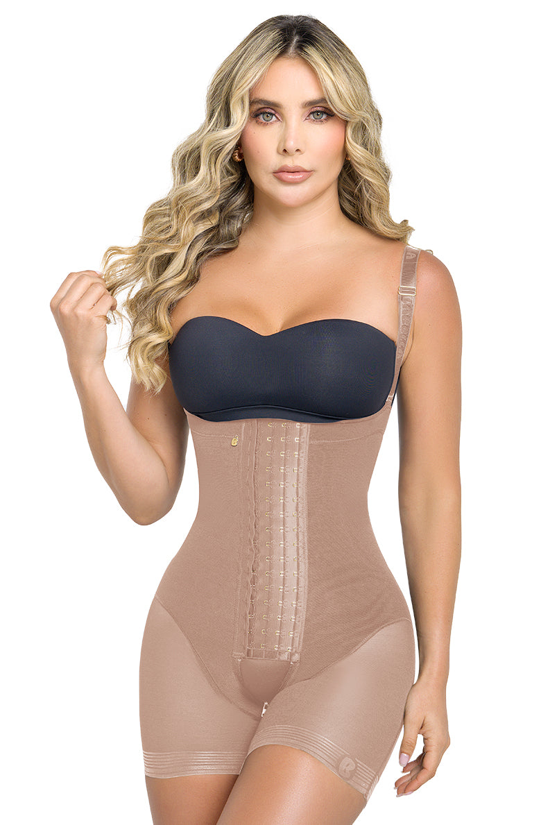 Soy Sublime – Faja Strapless Short Corto Clásica con 4 Niveles de Ajuste | Labella Majesty
