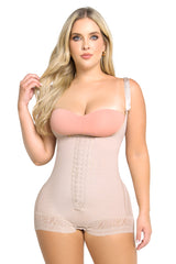 Faja Body Cachetera con Tirantes y Control de Abdomen|Soy Esencia -Labella Power Up