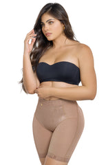 Panty Short Moldeador con Encaje Media Pierna a la Cintura |Soy Paz –  Labella Majesty