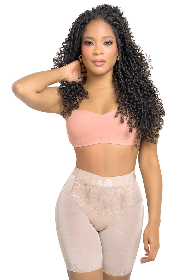 Panty Short Moldeador con Encaje Media Pierna a la Cintura |Soy Paz –  Labella Majesty