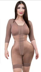 Faja Short con Mangas y Brasier Booty Love FS9463 | Doble Talla Etapa 1 – Realce Curvy