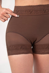 Short extra corto Talle Medio Power Up Sheer Maxi SE3380 | Doble Realce y Control de Abdomen bajo