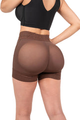 Short extra corto Talle Medio Power Up Sheer Maxi SE3380 | Doble Realce y Control de Abdomen bajo