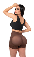 Short extra corto Talle Medio Power Up Sheer Maxi SE3380 | Doble Realce y Control de Abdomen bajo