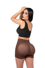 Short extra corto Talle Medio Power Up Sheer Maxi SE3380 | Doble Realce y Control de Abdomen bajo