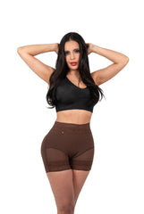 Short extra corto Talle Medio Power Up Sheer Maxi SE3380 | Doble Realce y Control de Abdomen bajo