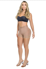 Short Extracorto Talle Medio Power Up Sheer Maxi SE3202 | Doble Realce y Control de Abdomen bajo