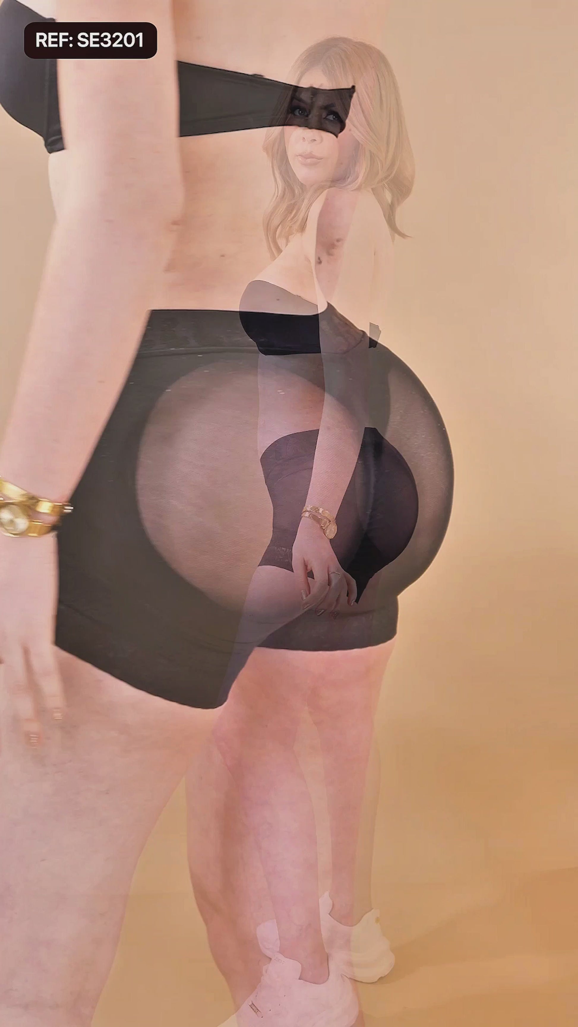 Soy Valiosa - Panty Short Moldeador Extra Corto a la Cadera SheerMaxi Ultrainvisible | Labella Power Up