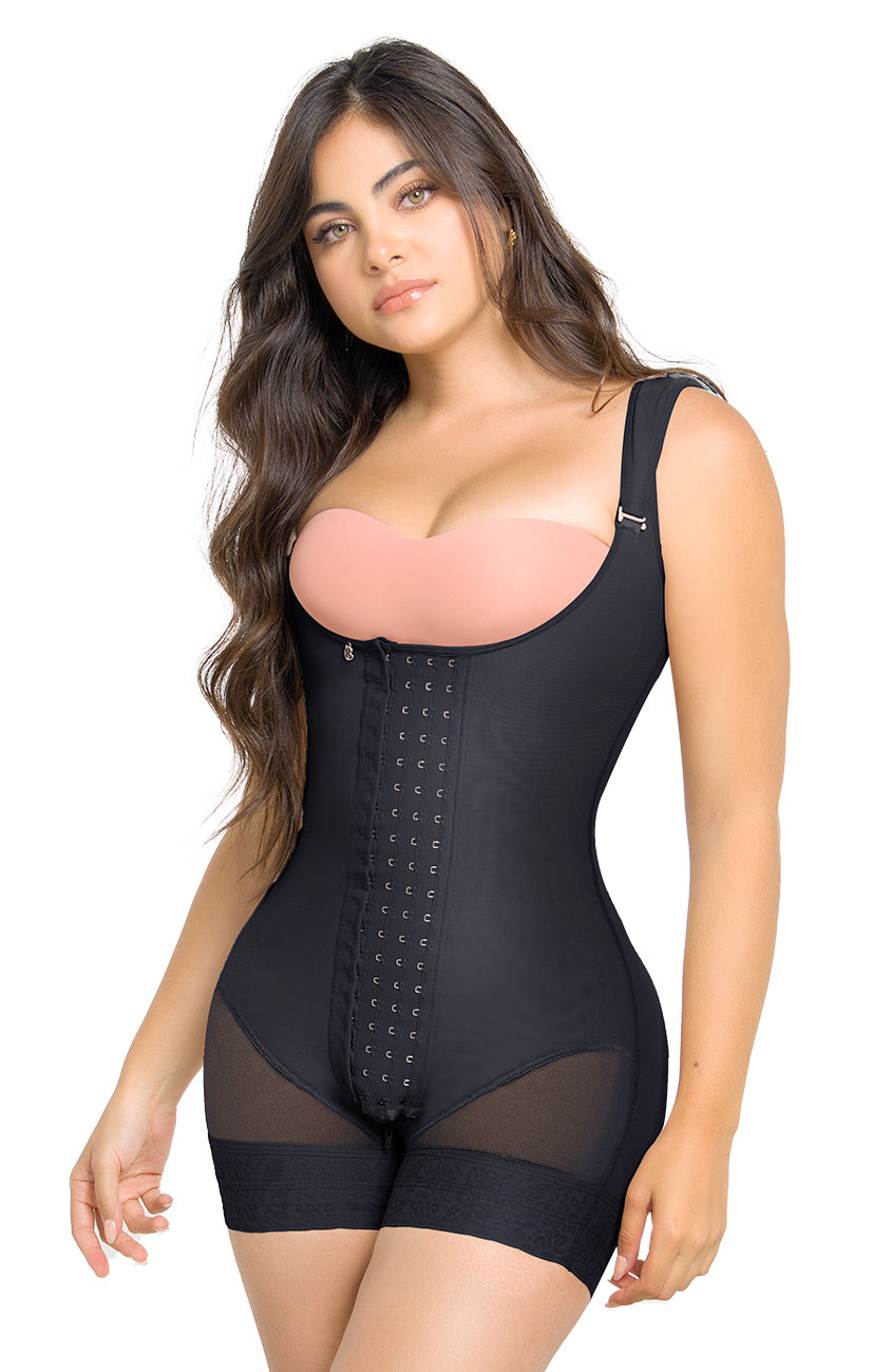 Soy Autentica - Faja Tirante Confort Short Extra Corto con 4 Niveles de Ajuste Maxi Ultrainvisible  | Labella Power Up