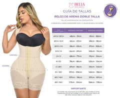 Faja Short con Mangas Booty Love FS9574 | Doble Talla Etapa 2 Alta Compresión – 3 Broches