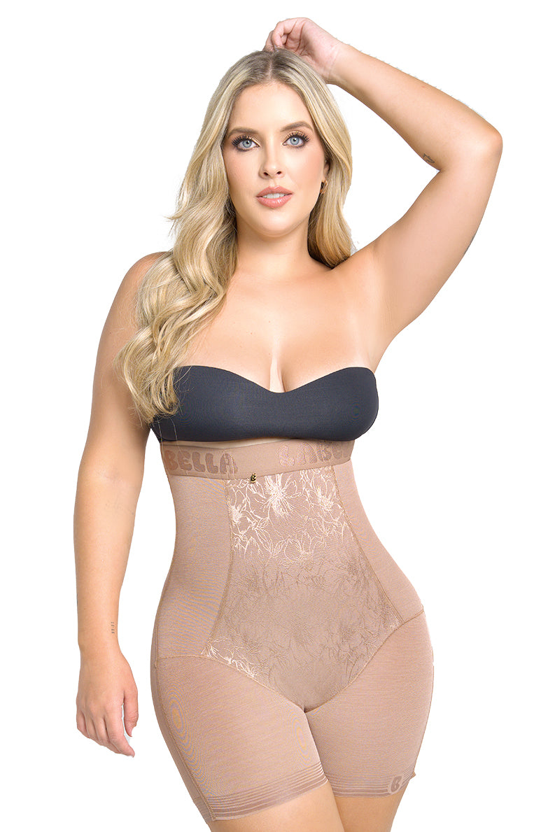 Soy Grandeza – Panty Short Moldeador con Encaje Corto Cintura Alta | Labella Majesty
