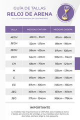 FAJA SHORT  ESTRAPLE RELOJ DE ARENA 2 TALLAS  9 VARILLAS BOOTYLOVE FP9270