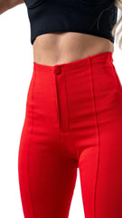 LG2783 LEGGINS BOOTYUP BOTA CAMPANA CON BOTÓN