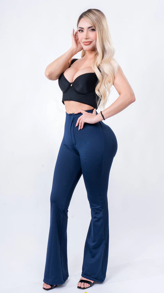 Leggings Booty Up Campana Doble Realce y Efecto Inmediato | Faja Integrada Alta Compresión LG7177